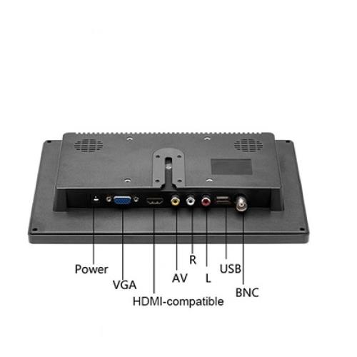 PCPRO SCT-SMT1002-MNT10 INCH 12V HDMI/VGA/AV/BNC/USB INPUT SESLİ MONİTÖR